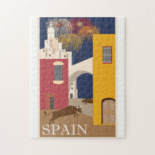 Spanien vintage resoraffisch pussel