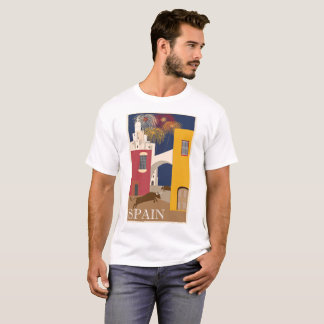 Spanien vintage resoraffisch t shirt
