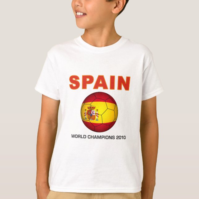 Spanien Vm 2010 Champion South Afrika Tee (Framsida)