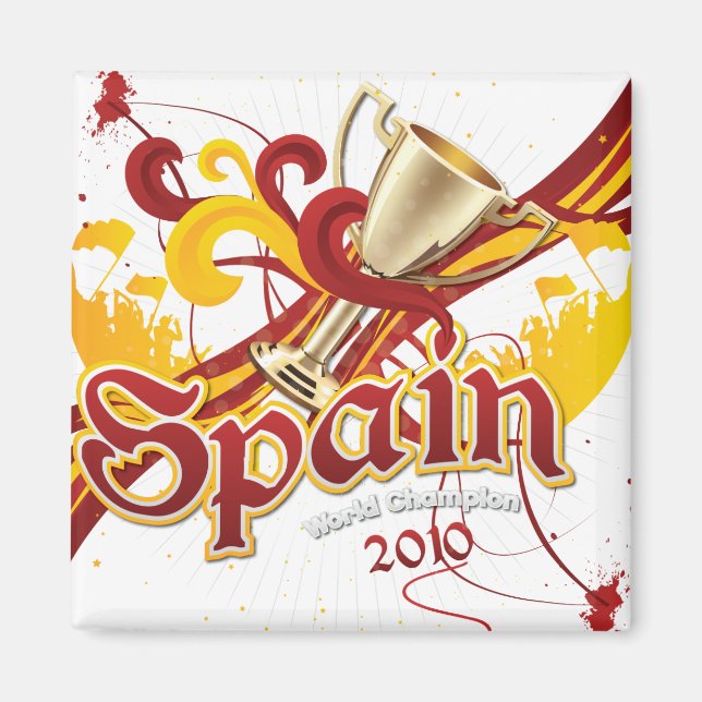 Spanien Vm 2010 Magnet (Framsidan)