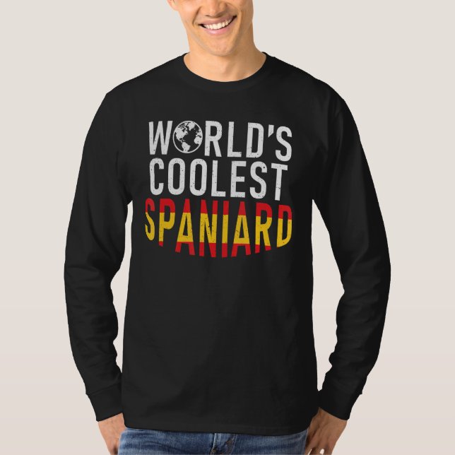 Spanien Worlds Coolest Spanska T Shirt (Framsida)