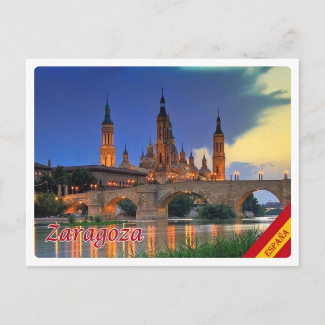 Spanien - Zaragoza - Vykort (Framsida)