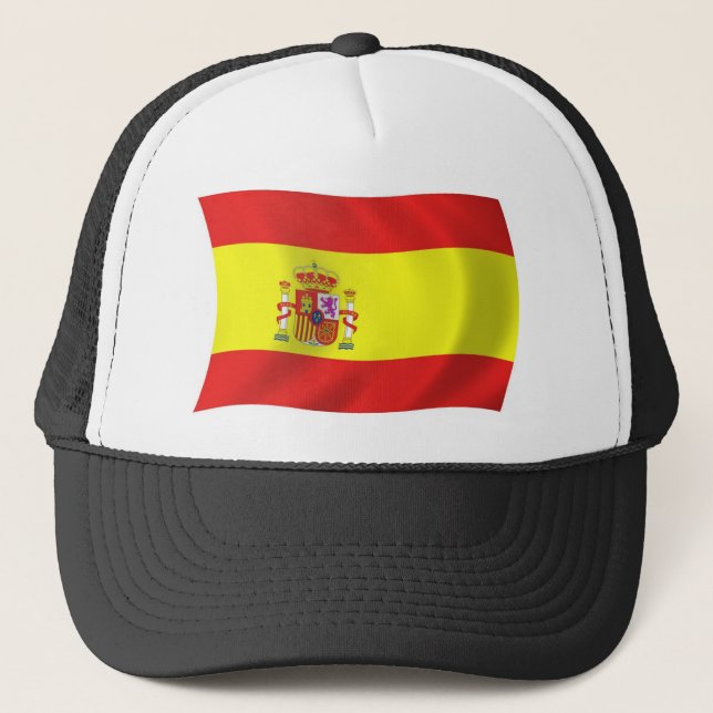 Spaniens flagg hatt keps (Framsida)