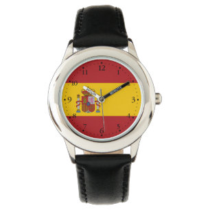 Spaniens flagga armbandsur