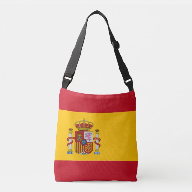 Spaniens flagga axelväska (Framsida)