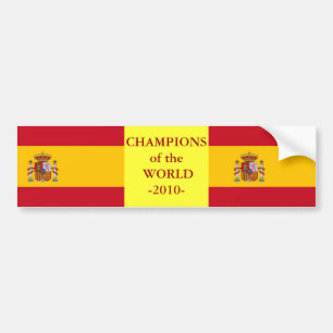 Spaniens Flagga Bildekal