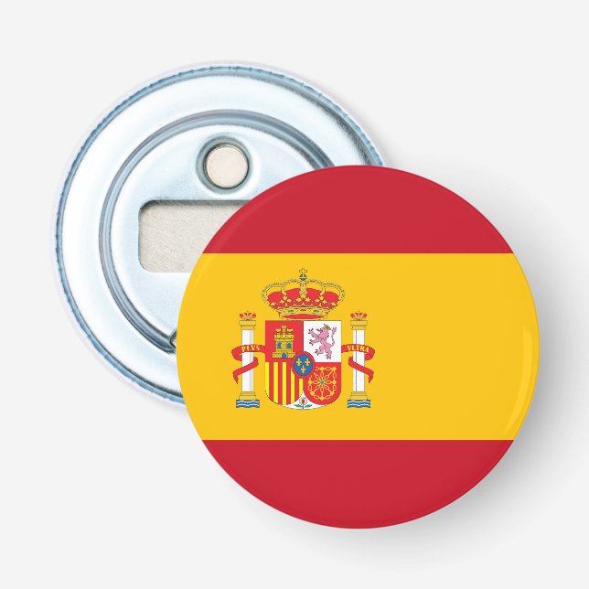 Spaniens flagga flasköppnare (Framsidan)