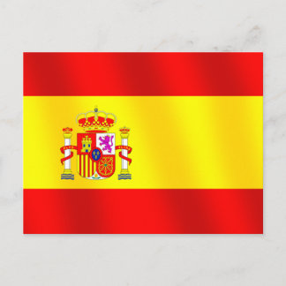 Spaniens flagga för spanska flagga i hela världen vykort