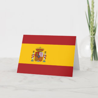 Spaniens Flagga-kort Kort