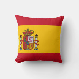 Spaniens flagga kudde
