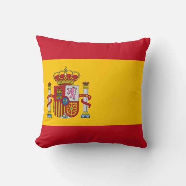 Spaniens flagga kudde (Framsida)