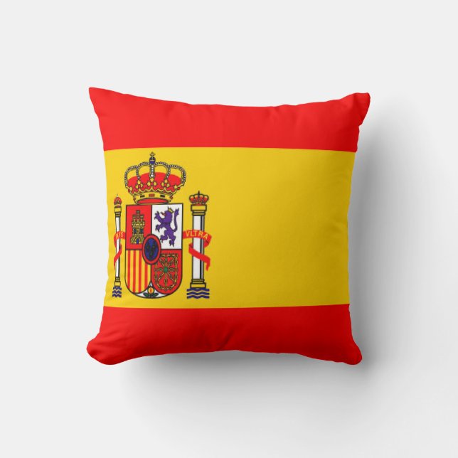 Spaniens flagga kudde (Framsida)