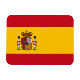 Spaniens flagga magnet