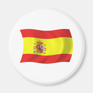 Spaniens flagga magnet