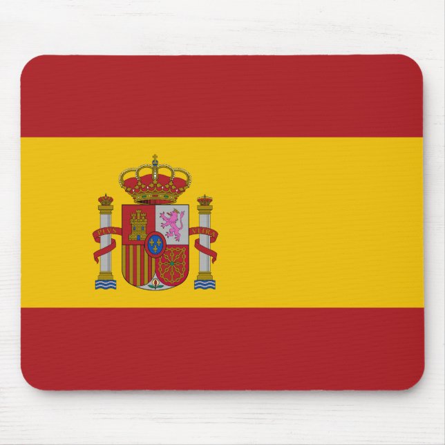 Spaniens flagga musmatta (Framsidan)