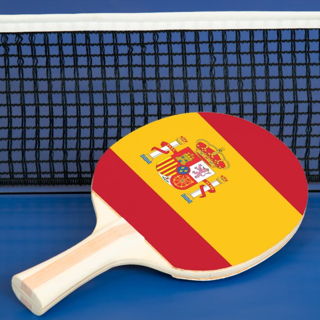 Spaniens flagga pingisracket (Insitu)