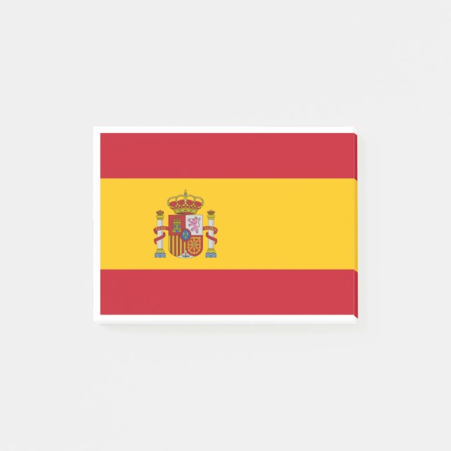 Spaniens flagga post-it block (Framsida)