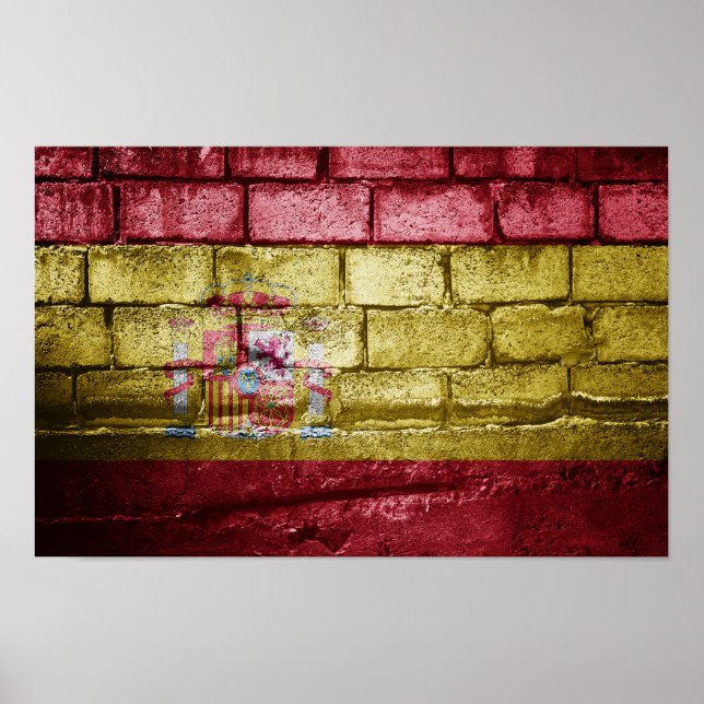 Spaniens flagga poster (Framsidan)