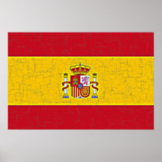 SPANIENS FLAGGA Poster