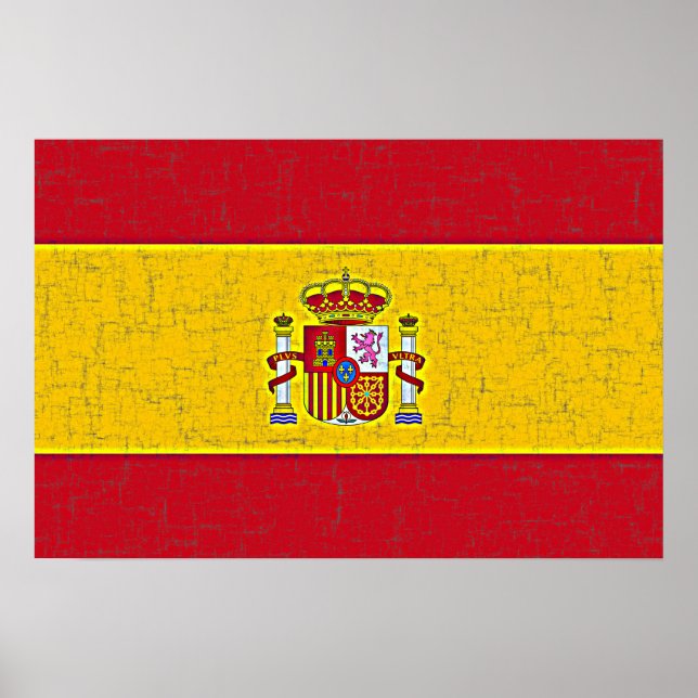 SPANIENS FLAGGA Poster (Framsidan)