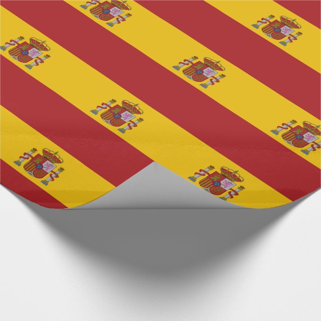 Spaniens flagga presentpapper (Hörn)