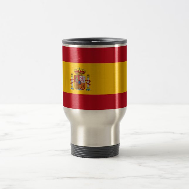 Spaniens flagga resemugg (Center)