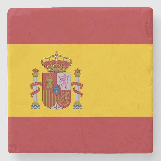 Spaniens flagga stenunderlägg (Framsidan)