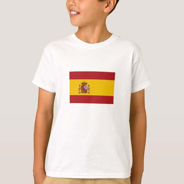 Spaniens flagga t shirt (Framsida)