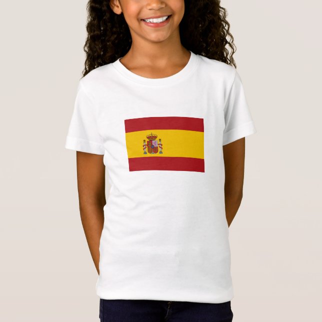 Spaniens flagga t shirt (Framsida)