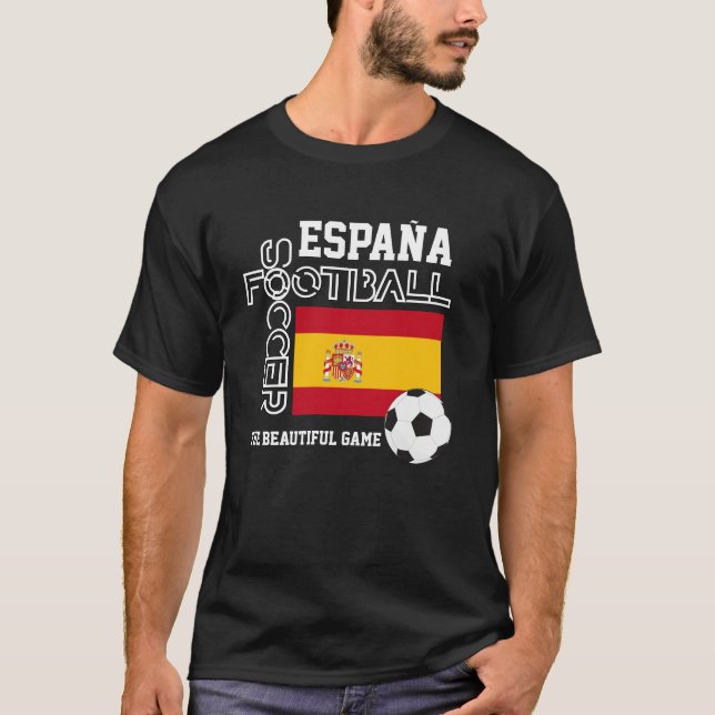 SPANIENS fotboll T-Shirt (Framsida)