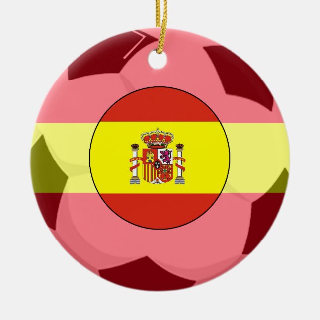 Spaniens fotbollsmästare Fläkt ornament 2010 Vm Ch (Framsidan)