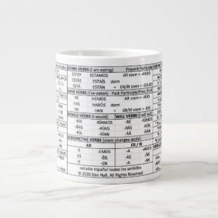 Spaniens konjugation - 20 Oce Mugg Jumbo Mugg