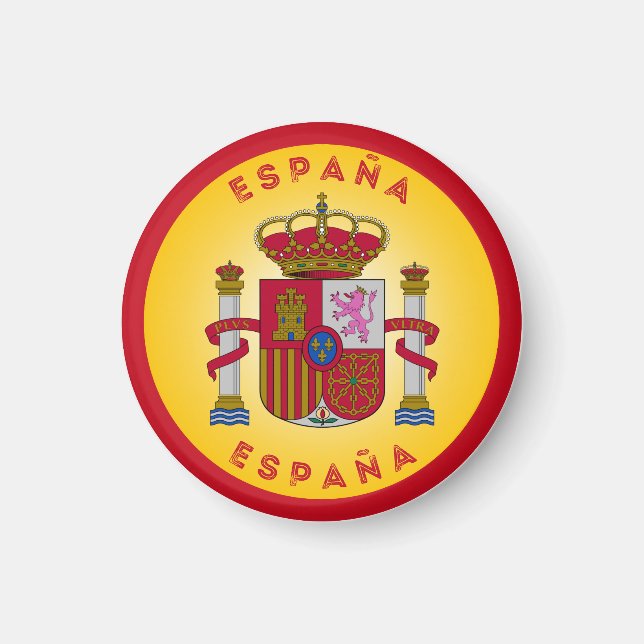 Spaniens kulturarvssymbol magnet (Framsidan)