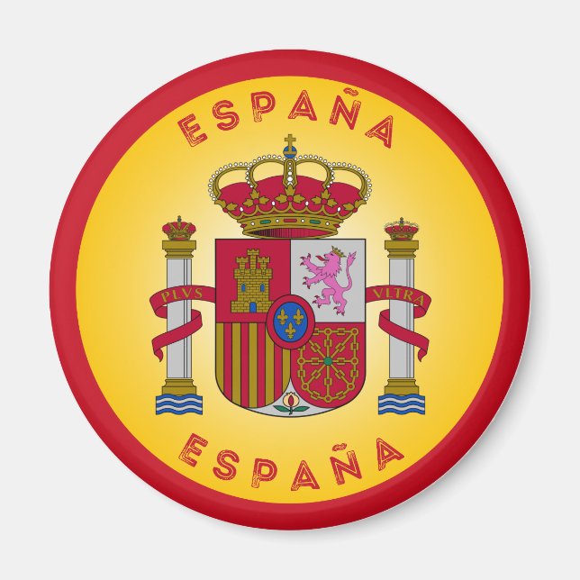 Spaniens kulturarvssymbol magnet (Framsidan)