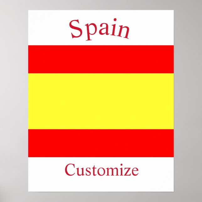 Spaniens landsflagga Thunder_Cove Poster (Framsidan)