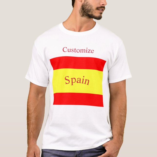 Spaniens landsflagga Thunder_Cove T Shirt (Framsida)