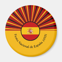 Spaniens nationaldag Firande Spanien
