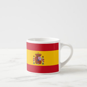 Spaniens nationella Flagga Patriotic Espressomugg