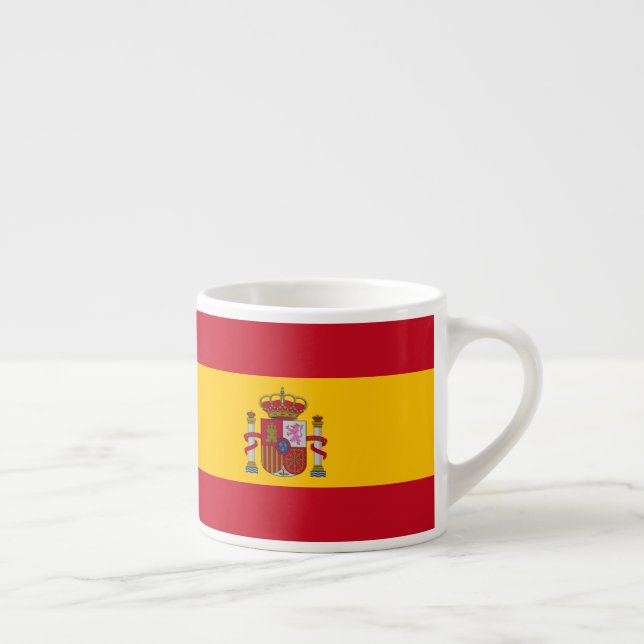 Spaniens nationella Flagga Patriotic Espressomugg (Höger)