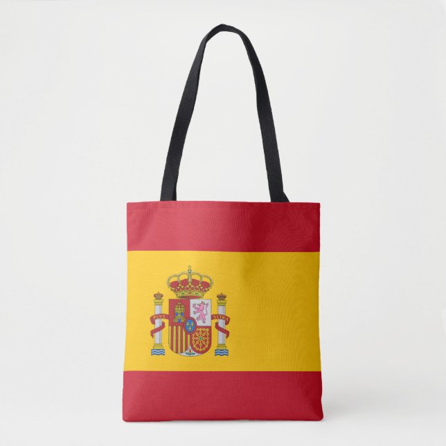 Spaniens nationella Flagga Tygkasse (Framsida)