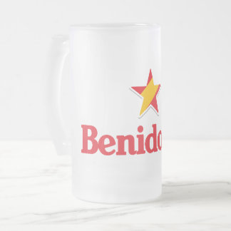 Spaniens stjärnor – Benidorm Frostat Ölglas