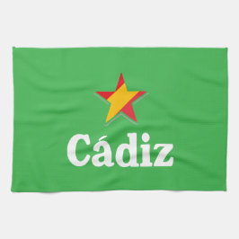 Spaniens stjärnor - Cádiz Kökshandduk