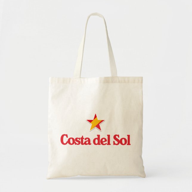Spaniens stjärnor – Costa del Sol Tygkasse (Framsidan)