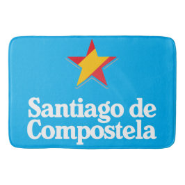 Spaniens stjärnor – Santiago de Compostela Badrumsmatta