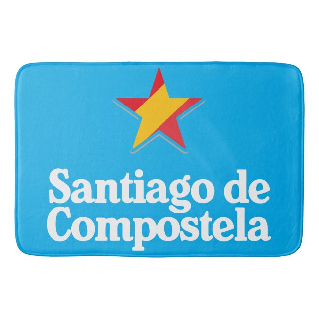 Spaniens stjärnor – Santiago de Compostela Badrumsmatta (Framsidan)