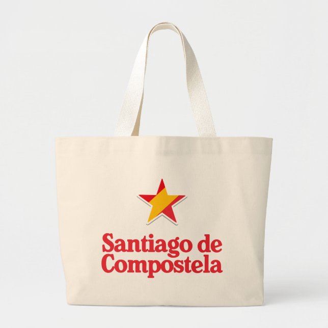 Spaniens stjärnor – Santiago de Compostela Jumbo Tygkasse (Framsidan)