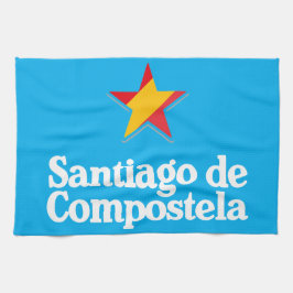 Spaniens stjärnor – Santiago de Compostela Kökshandduk