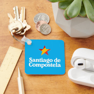 Spaniens stjärnor – Santiago de Compostela Nyckelring
