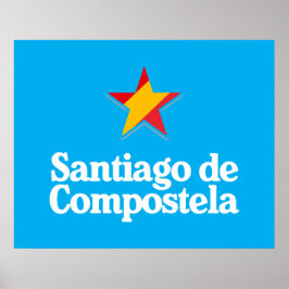 Spaniens stjärnor – Santiago de Compostela Poster