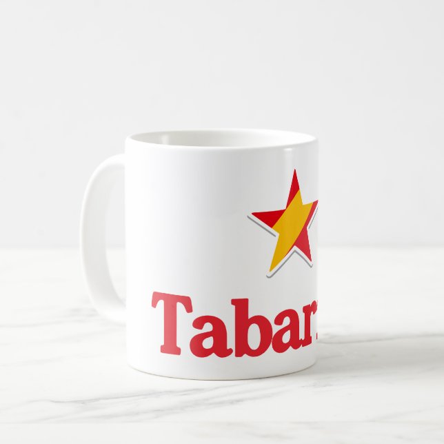 Spaniens stjärnor – Tabarnia Kaffemugg (Framsida vänster)